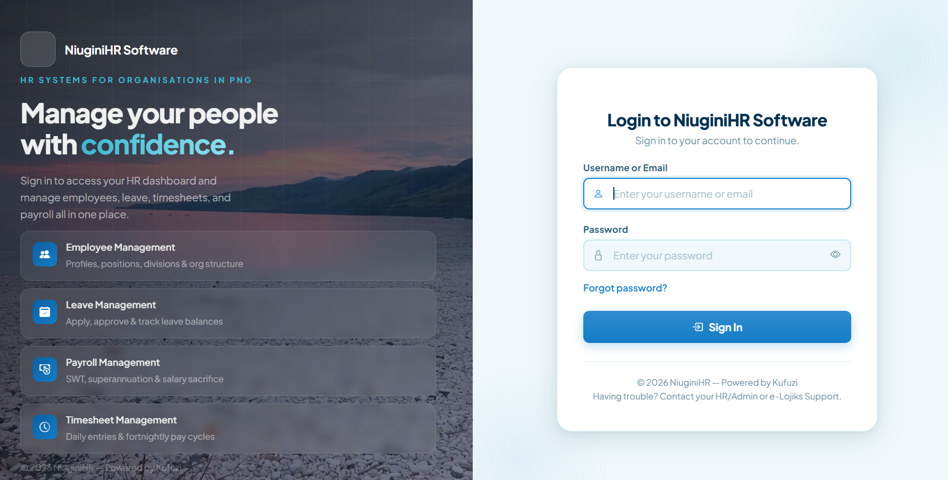 HRM System for SMEs & NGOs screenshot